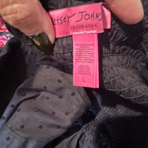 BETSEY JOHNSON INTIMATES EYELET PLEATED FRONT POCKET DRESS SIZE L LARGE - Picture 6 of 6